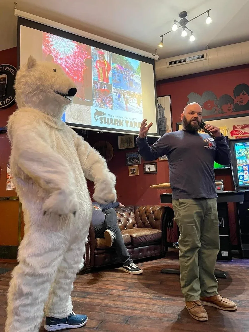 Vince Vogelsang pitches the Polar Plunge